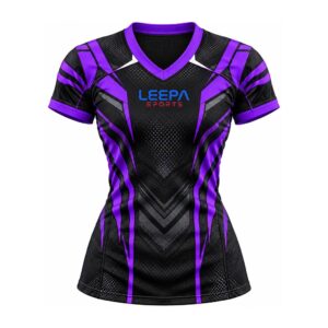 Purple Stripe Football Jersey