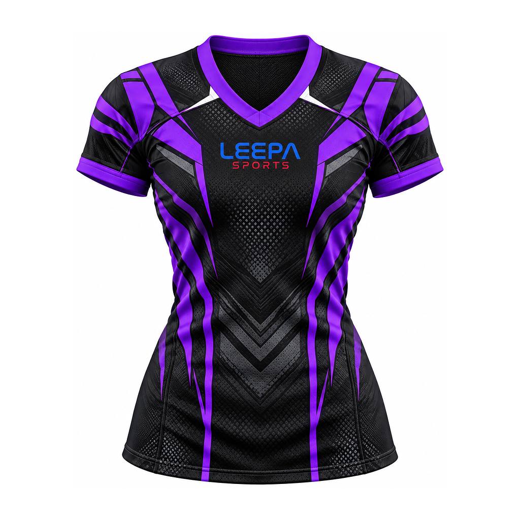 Purple Stripe Football Jersey