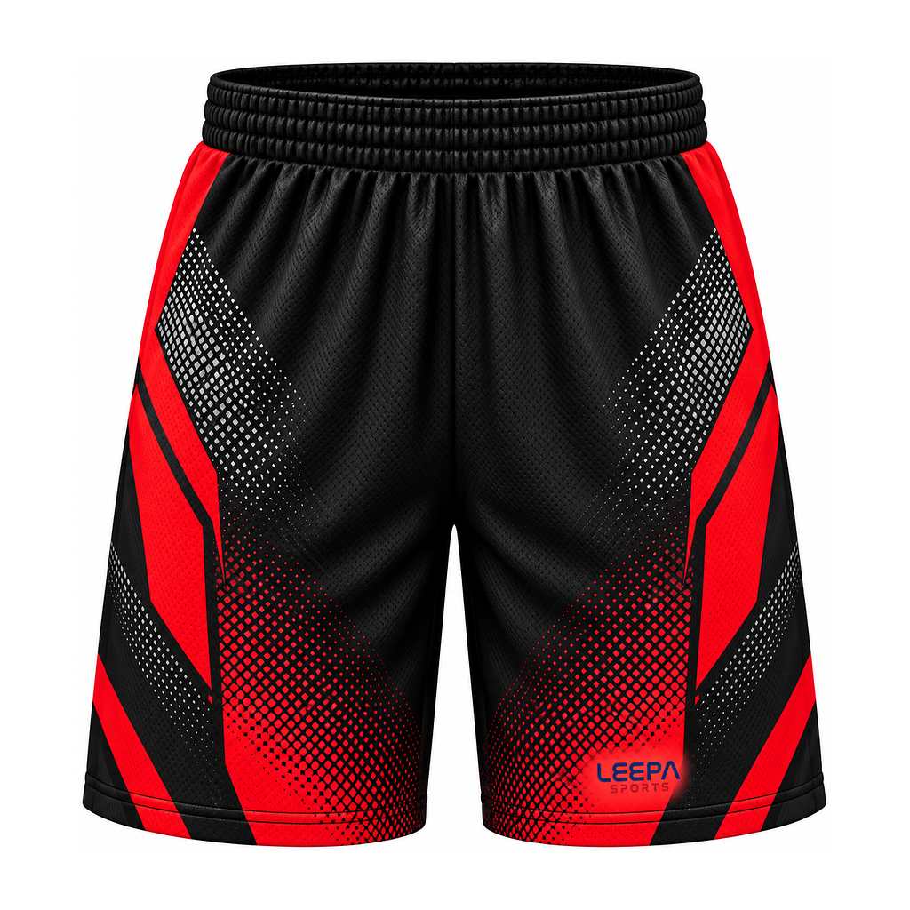 Red Football Shorts