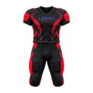 Red Panel Football Uniform