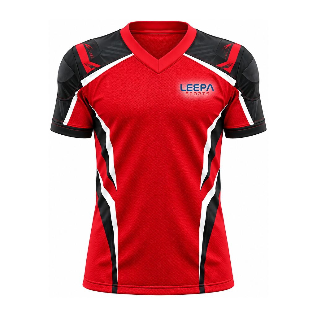 Red Stripe Football Jersey