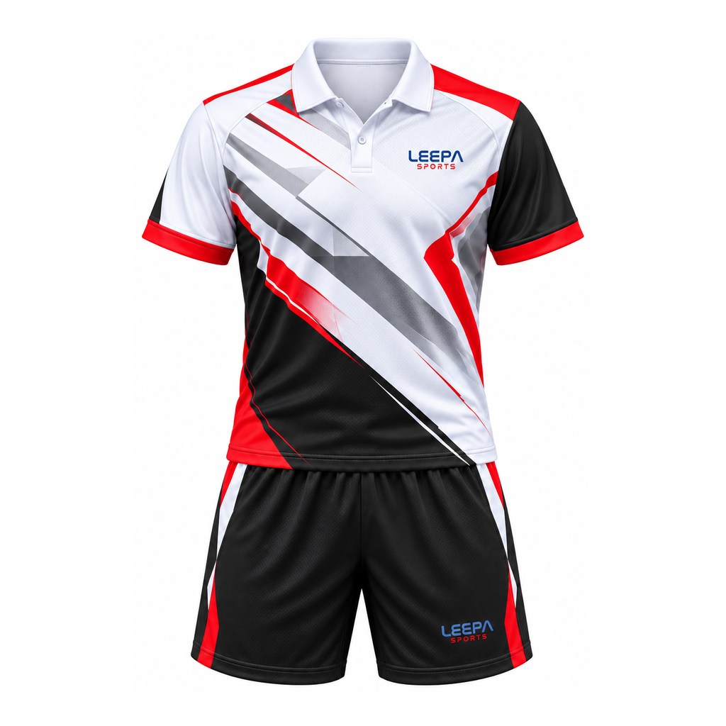 Red Tennis Polo