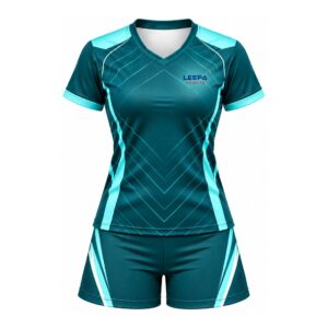 Teal Chevron Women Ping Pong Set