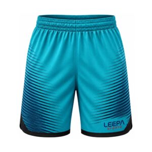 Teal Stripe Softball Shorts