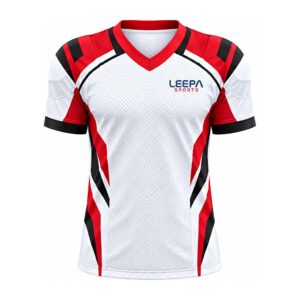 White Red Football Jersey