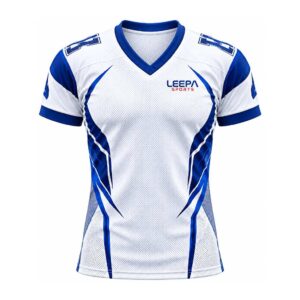 White Royal Football Jersey