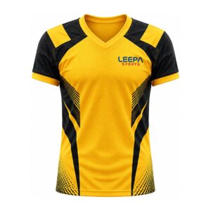 Yellow Black Football Jersey