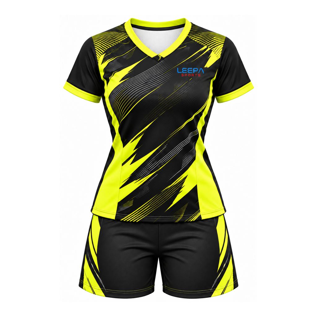 Yellow Strike Women Ping Pong Set